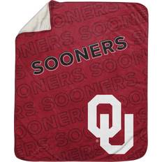 NCAA Oklahoma Sooners Wordmark 60 x 70 Faux Shearling Blanket Blankets