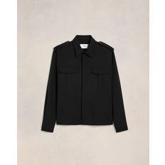 Unisex Shirts Ami Paris Military Shirt - Black