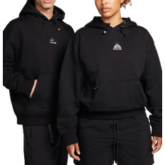 Unisex - Water Repellent Tops NIKE ACG Therma-FIT Fleece Pullover Hoodie - Black/Anthracite/Summit White