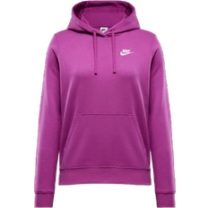 XS Tops Nike Sportswear Club Fleece Women's Pullover Hoodie - Hot Fuchsia/White