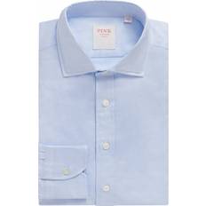 Clothing Thomas Pink Blue Weekend Oxford Relaxed Fit Cotton Shirt