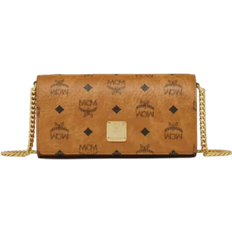 Aren Shoulder Bag in Visetos Mini - Cognac
