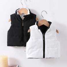 6-9M Vests Shein Baby Girl Cotton Reversible Vest