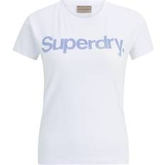 Superdry T-Shirt - Blue Denim/Weiß