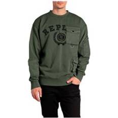 Replay Men Tops Replay Sweatshirt Regular - Vert