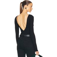 M Bodys Agolde Bridget V Back Bodysuit - Black