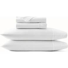 Boll & Branch Signature Hemmed Set with 2 Pillowcases Bed Sheet White