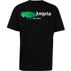 Palm Angels Overdele Palm Angels Bomuld Logo T-shirt - Sort