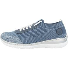 Rieker Damen Oxford Rieker L32K4-12 Schuhe Damen Halbschuhe - Blau