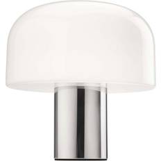 Belysning Flos Bellhop Glass T - Bright Aluminum Bordslampa