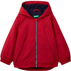 18-24M Regenjacken United Colors of Benetton Kid's Oversized Hooded Jacket - Red (2IGGGN01L_21P)