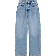 Baggy - Women Trousers & Shorts H&M Baggy High Jeans - Light Denim Blue