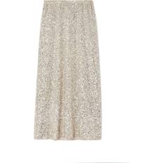 Sequins Clothing Never Fully Dressed Dorris Skirt - Silver Sequin