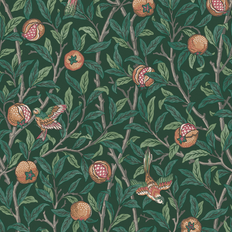 Bird Pomegranate Deep Green 124260