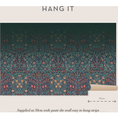 Graham & Brown Blackthorn Navy Fixed Size Mural 125328