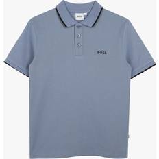 Children's Clothing Boys Short Sleeve Logo Polo Shirt - Grey