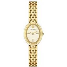Oval Watch, Gold-Tone Steel, Gold