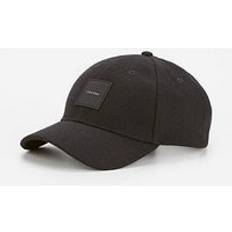 Calvin Klein Accessories Calvin Klein Patch Logo Wool Baseball Cap - Black, Men