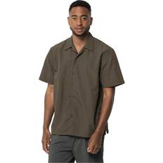 Brown - Unisex Shirts Jack Wolfskin Konstabler Long Sleeve Shirt