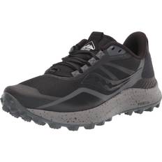 Saucony Peregrine 12 Running Shoes - Black/Charcoal