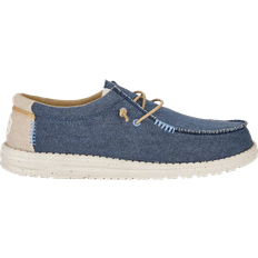 Textile Loafers Hey Dude Wally Coastline Jute - Navy