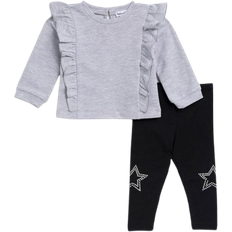 Stars Other Sets Children's Clothing Splendid Infant Silver Stars Legging Set - Heather Grey