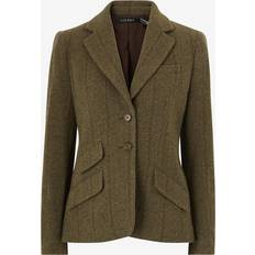 Lauren Ralph Lauren Y/D Wool Herringbnjacket Dam - Olive Multi