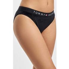 Tommy Hilfiger Black Knickers Tommy Hilfiger Bikini Velour - Black