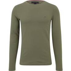 Tommy Hilfiger Long Sleeve Slim T-Shirt BATTLE GREEN