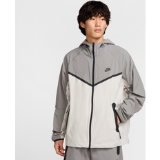 Nike Tech Woven Full Zip Hooded Jacket - Grey