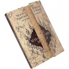 Harry Potter Marauders Map A5 Notebook - Brown