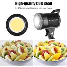 Lighting & Studio Equipment Andoer LM60Bi Portable LED Photography Fill Light 60W Studio Video Light 3000K-5600K Dimmable