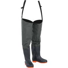 vidaXL Hip Waders Dark Green Size 43