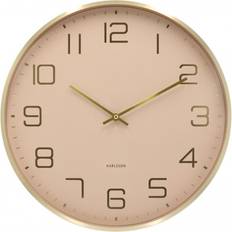 Karlsson Elegance Glow Light Brown Wall Clock 40cm