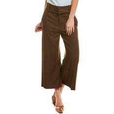 L29 - Women Trousers Vince Vince Wide Leg Belted Wool-Blend Culotte