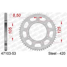 Motorteile 47103-53 Afam Crown 53 Teeth 420 mA