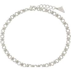 Anklets Sterling Forever Nadia Chain Anklet Grey