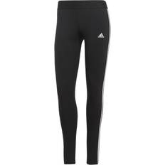 Elastane/Lycra/Spandex Collant Adidas 3 Stripes Leggings - Black/White Female