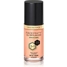 Cosméticos Max Factor Facefinity All Day Flawless 3 in 1 Vegan Foundation SPF20 C80 Bronze