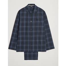 Pysjamaser Boss Black Urban Checked Pyjama Set Dark Blue