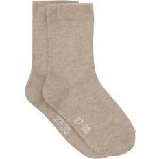 Silber Socken Minymo Silver Mink Melange Ankelstrømper 2-Pak 35-38