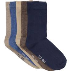 Beige - Drenge Strømper Minymo Strømper pak Dark Navy Strømper