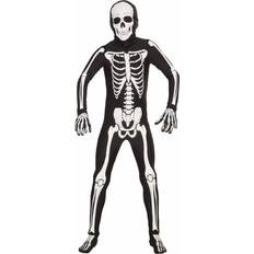 Forum Novelties Kids Bone Skin Suit Black&#47 White