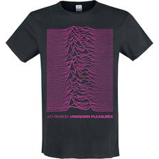 Joy Division T-shirt Amplified Collection Unknown Pleasures Neon Pink för Herr skiffer