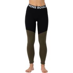 Dam - Gröna Underställ Mons Royale Cascade Merino Flex Legging - Dark Olive