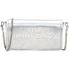 Marc Jacobs The Metallic Leather Chain Mini Bag - Silver