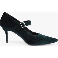 Velour Heels & Pumps Jones Bootmaker Yumi Velour Pointed Heeled Courts