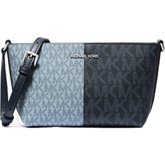 Michael Kors Jet Set Travel Small Two Tone Logo Crossbody Bag - Navy Multi