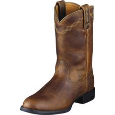 Ariat Boots Ariat Women's Heritage Roper Western Boots in Distressed Brown Leather, Width, 8.5