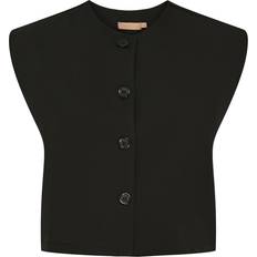 Marta Du Chateau Veste Marta Du Chateau Mdcsmilla Vest Black sort